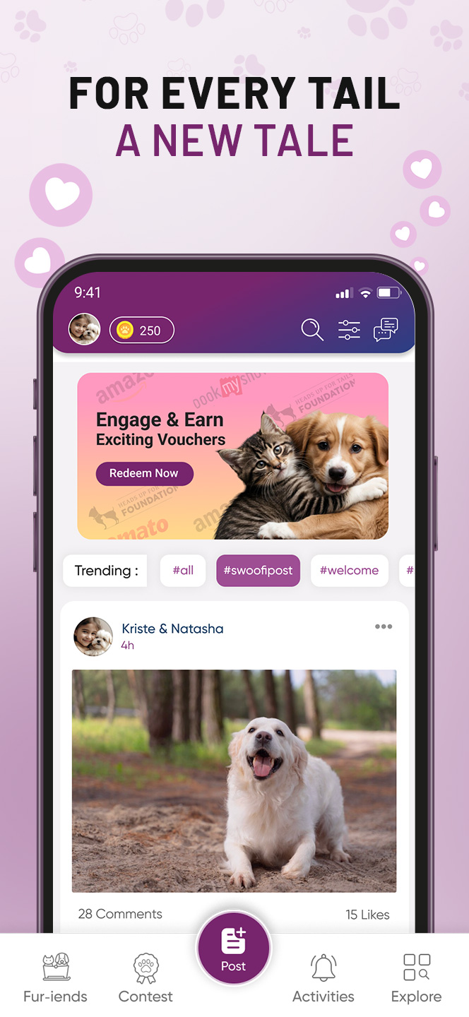 Swoofi - Connect Pet Lovers & Fur Friends | Indus Appstore | Screenshot
