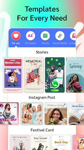 Loogy: Create Posters & Flyers | Indus Appstore | Screenshot