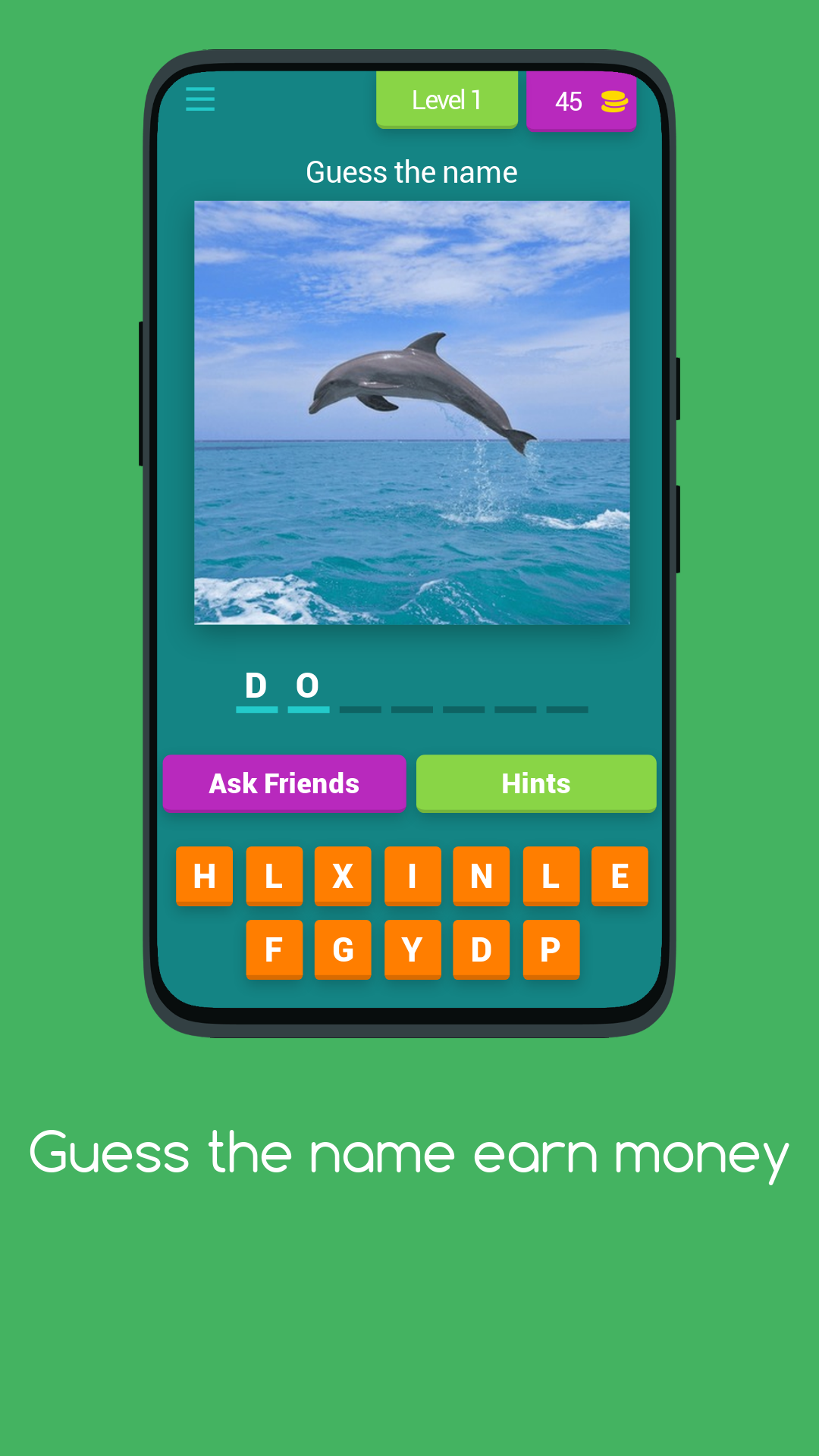 Guess the name earn money | Indus Appstore | Screenshot