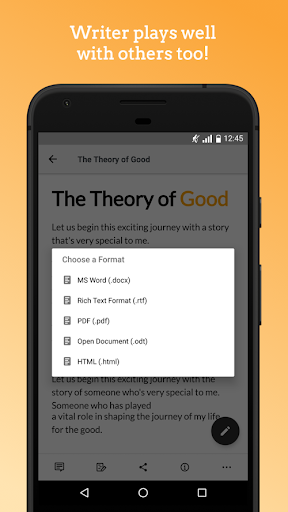 Zoho Writer - Document Editor | Indus Appstore | Screenshot