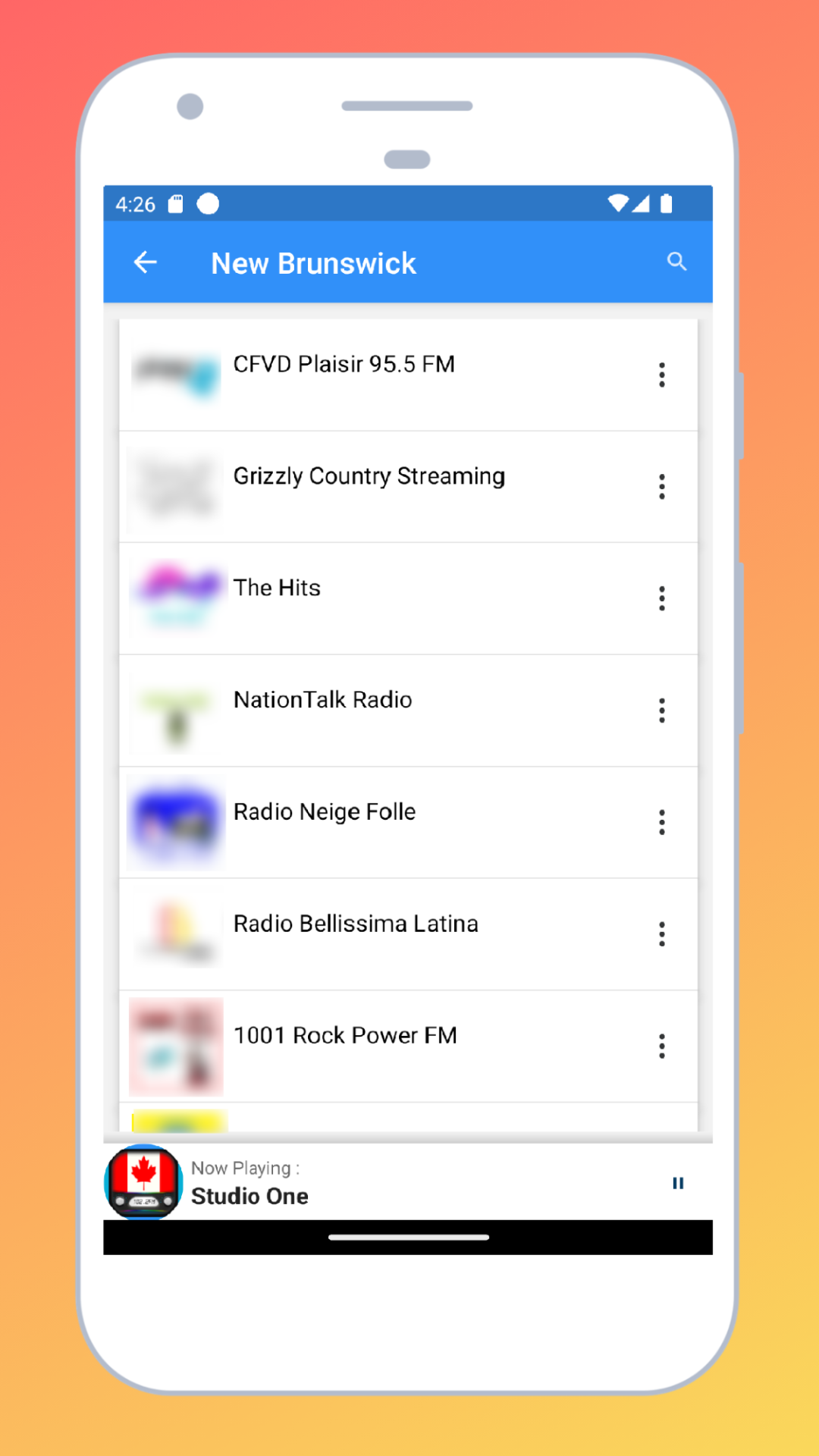 Radio Canada App + Radio Online | Indus Appstore | Screenshot