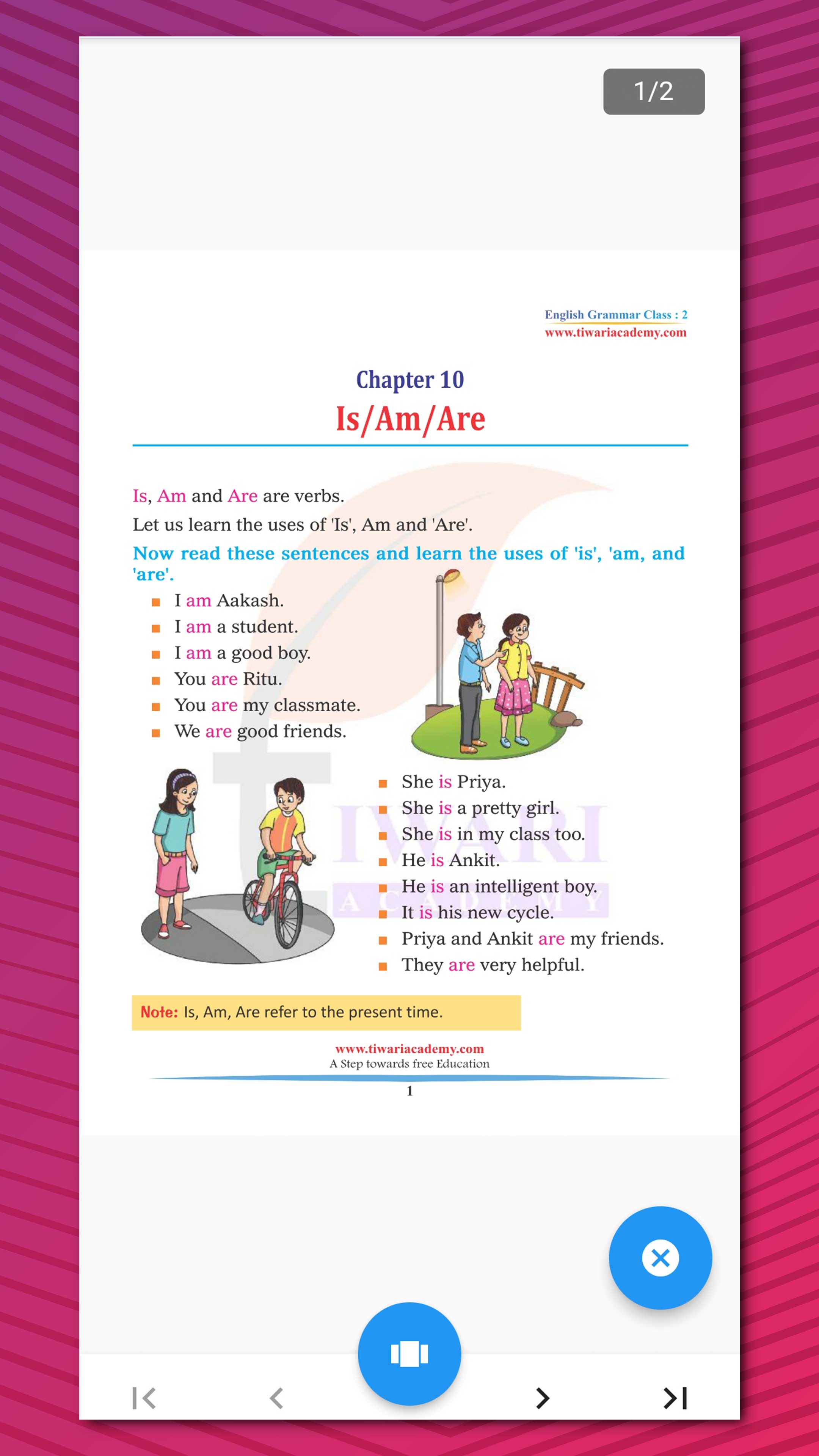 Class 2 English Grammar Book | Indus Appstore | Screenshot