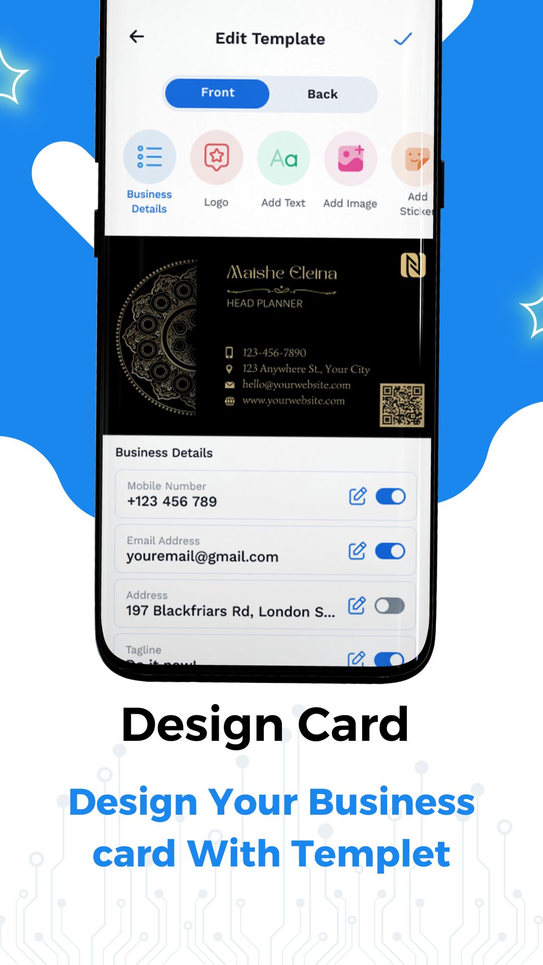 Bluetick : Digital Business Card | Indus Appstore | Screenshot