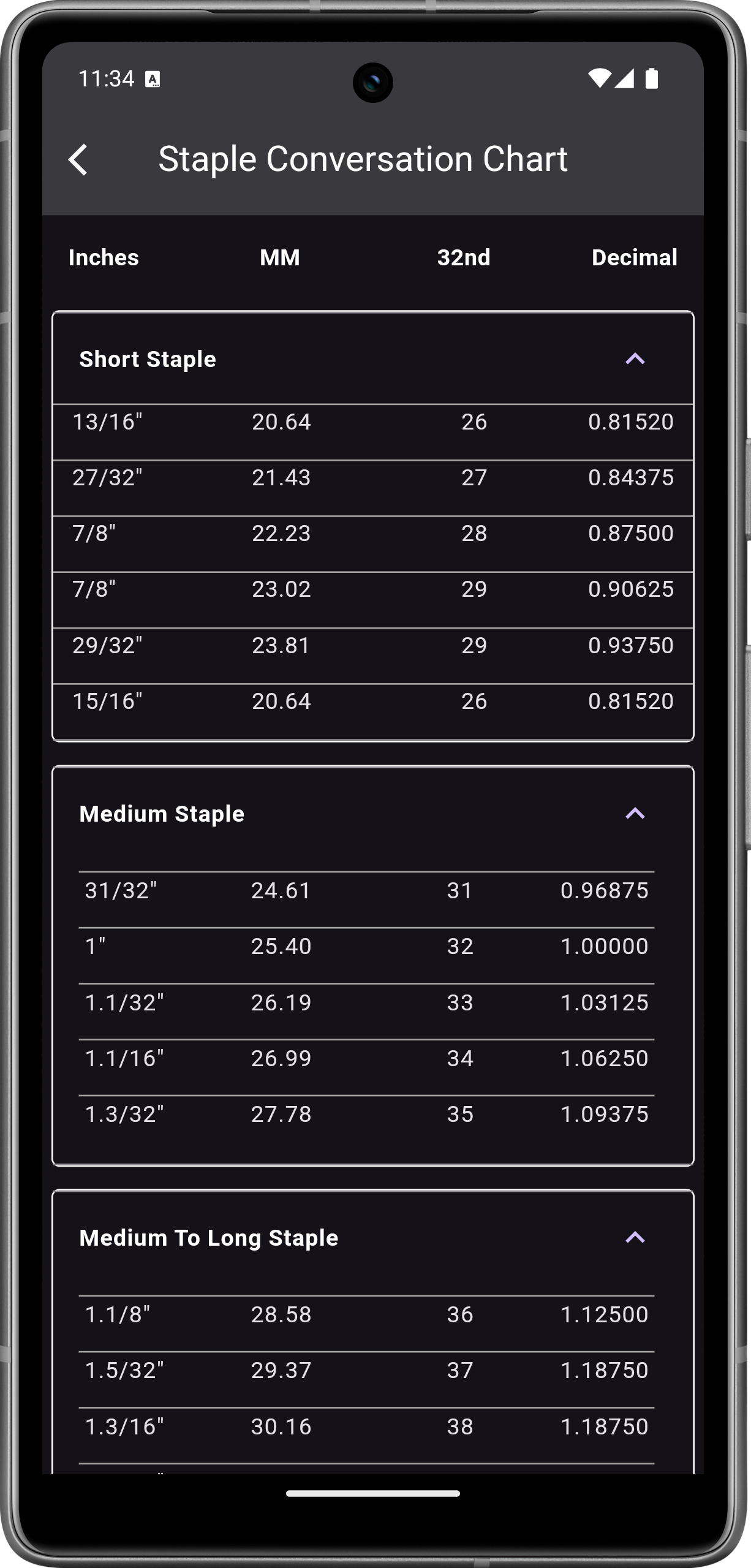 King Textile Calculator | Indus Appstore | Screenshot