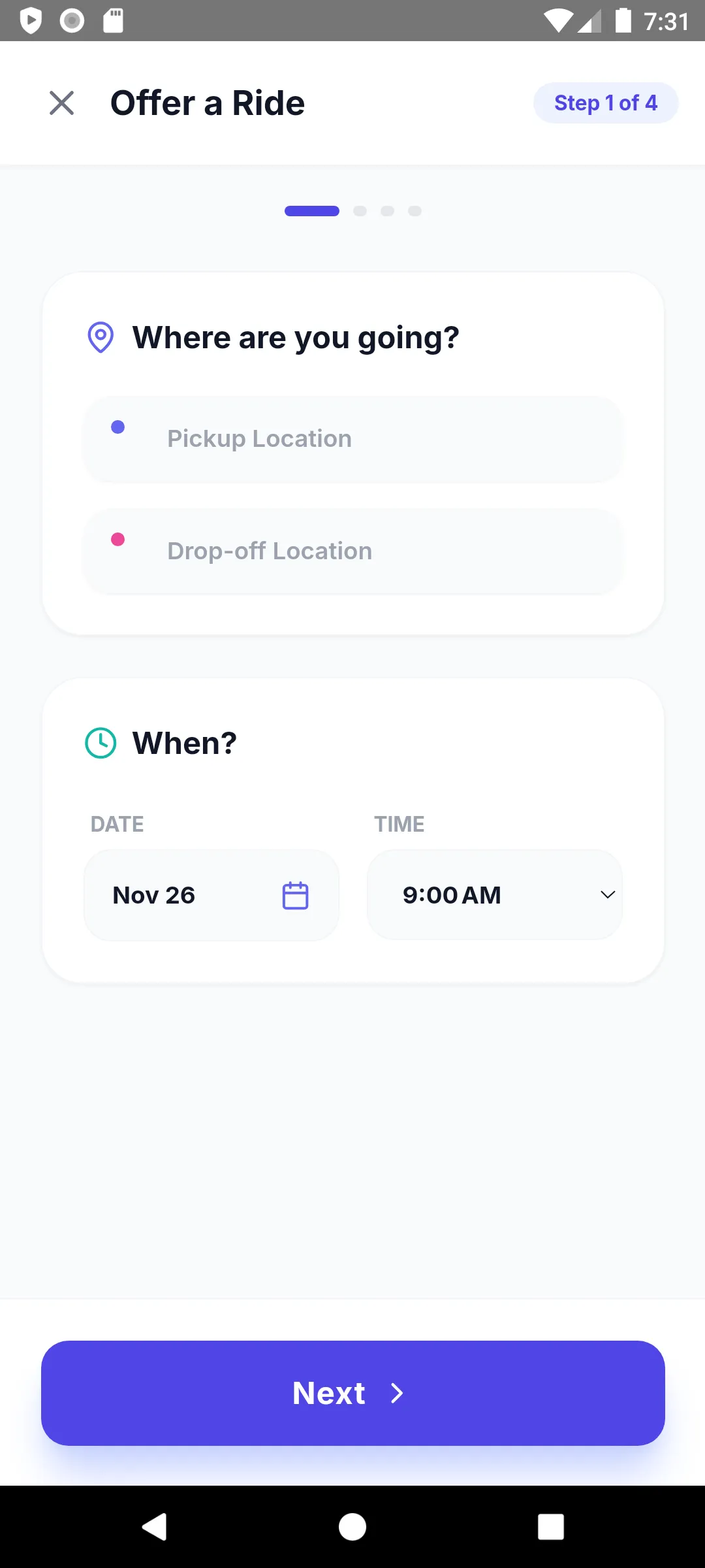 Carpoo – Daily Carpool & Ride Share | Indus Appstore | Screenshot
