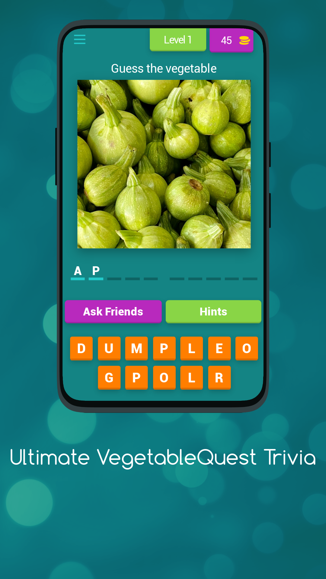 Ultimate Vegetable Quest Trivia | Indus Appstore | Screenshot