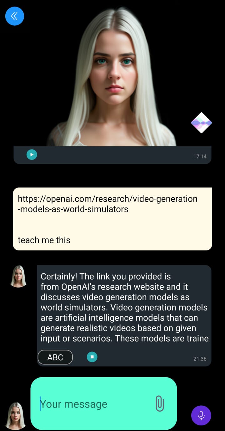 Hevolve AI : Video Call With AI | Indus Appstore | Screenshot