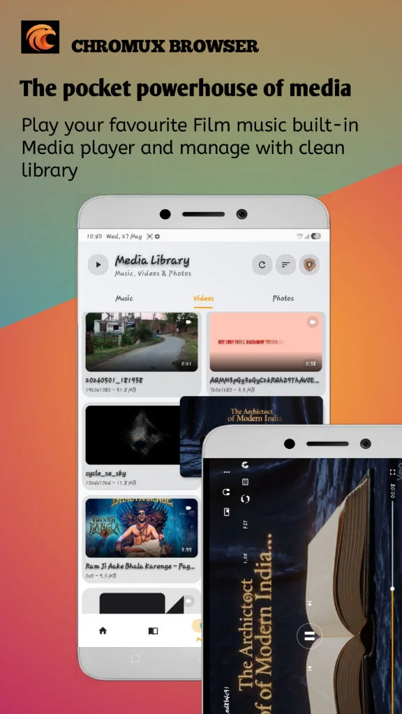 Chromux Browser – Fast, Secure & Private with Ad Blocker | Indus Appstore | Screenshot