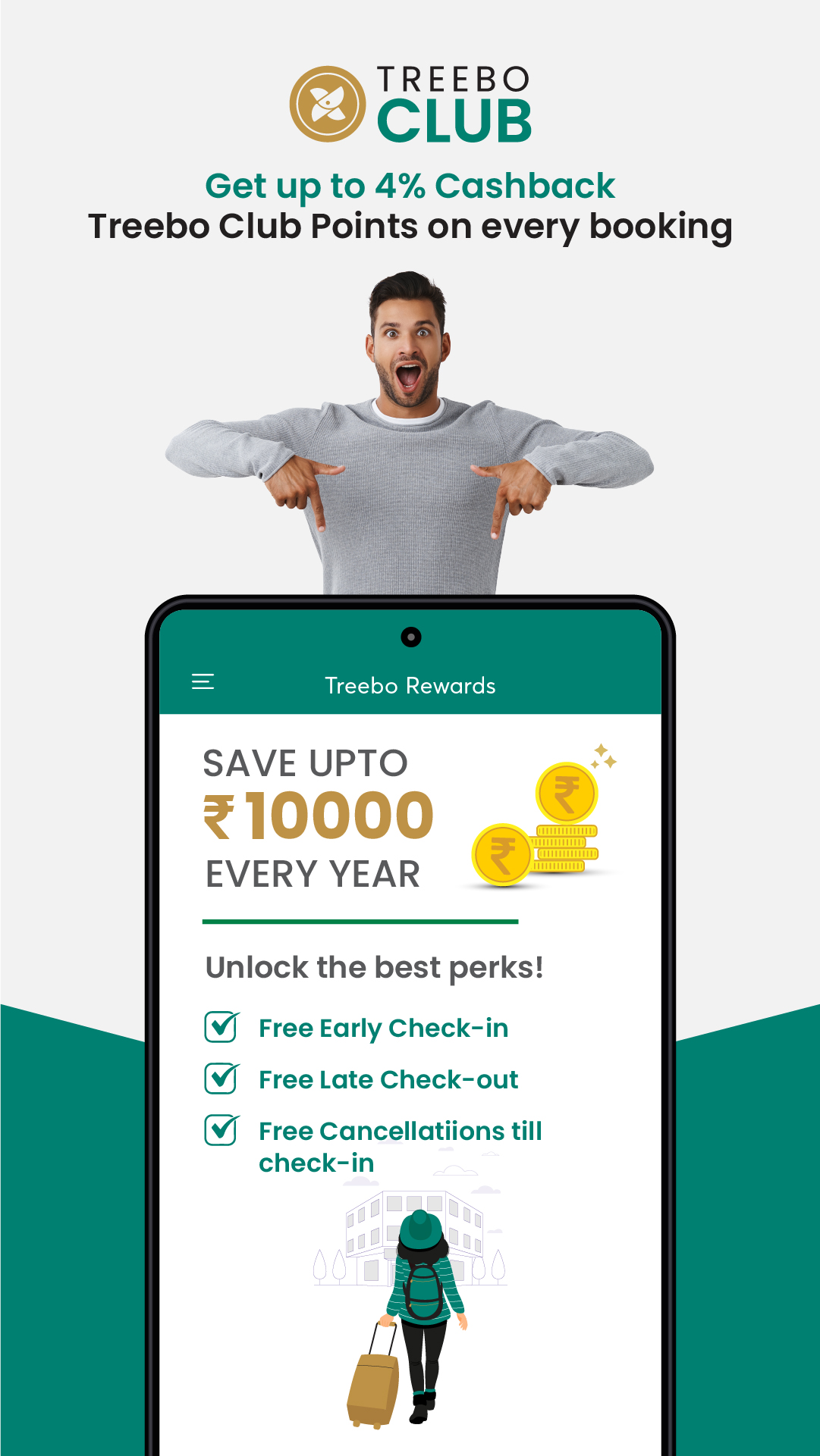 Treebo Club - Hotel Booking App | Indus Appstore | Screenshot