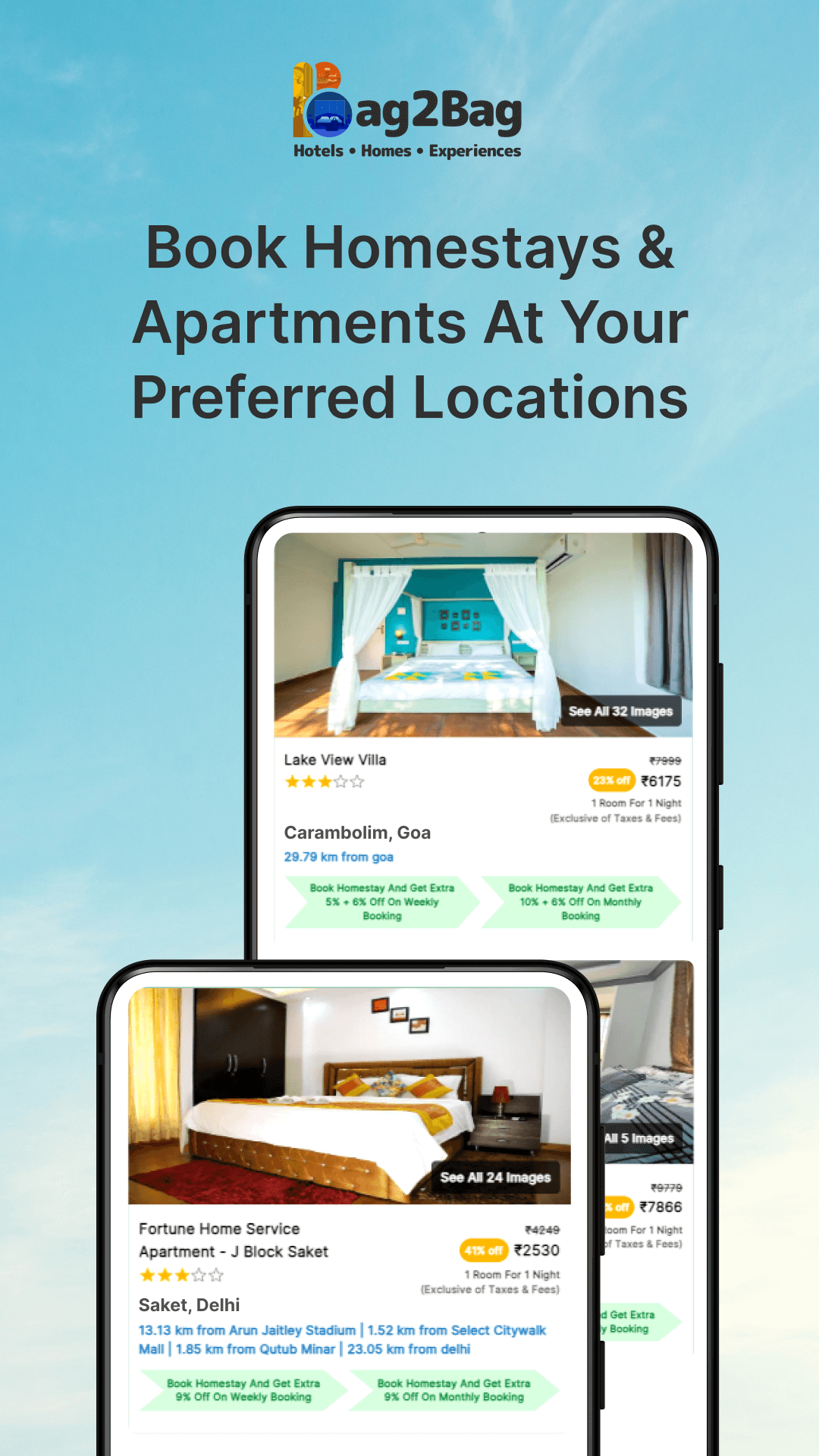 Bag2Bag Hotel Booking App | Indus Appstore | Screenshot