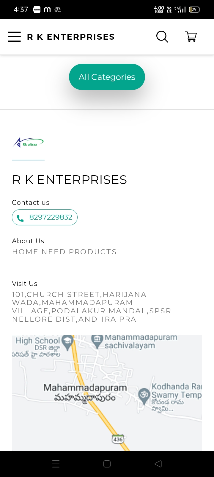 Rkultrax e-commerce | Indus Appstore | Screenshot