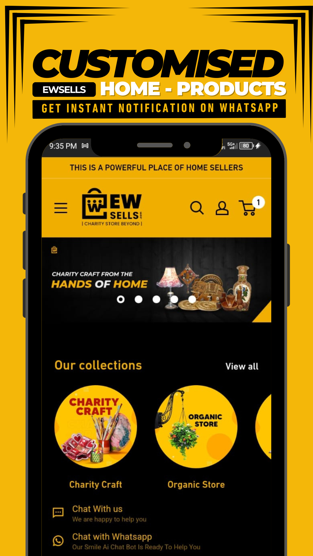 EWSELLS | CHARITY STORE BEYOND | Indus Appstore | Screenshot