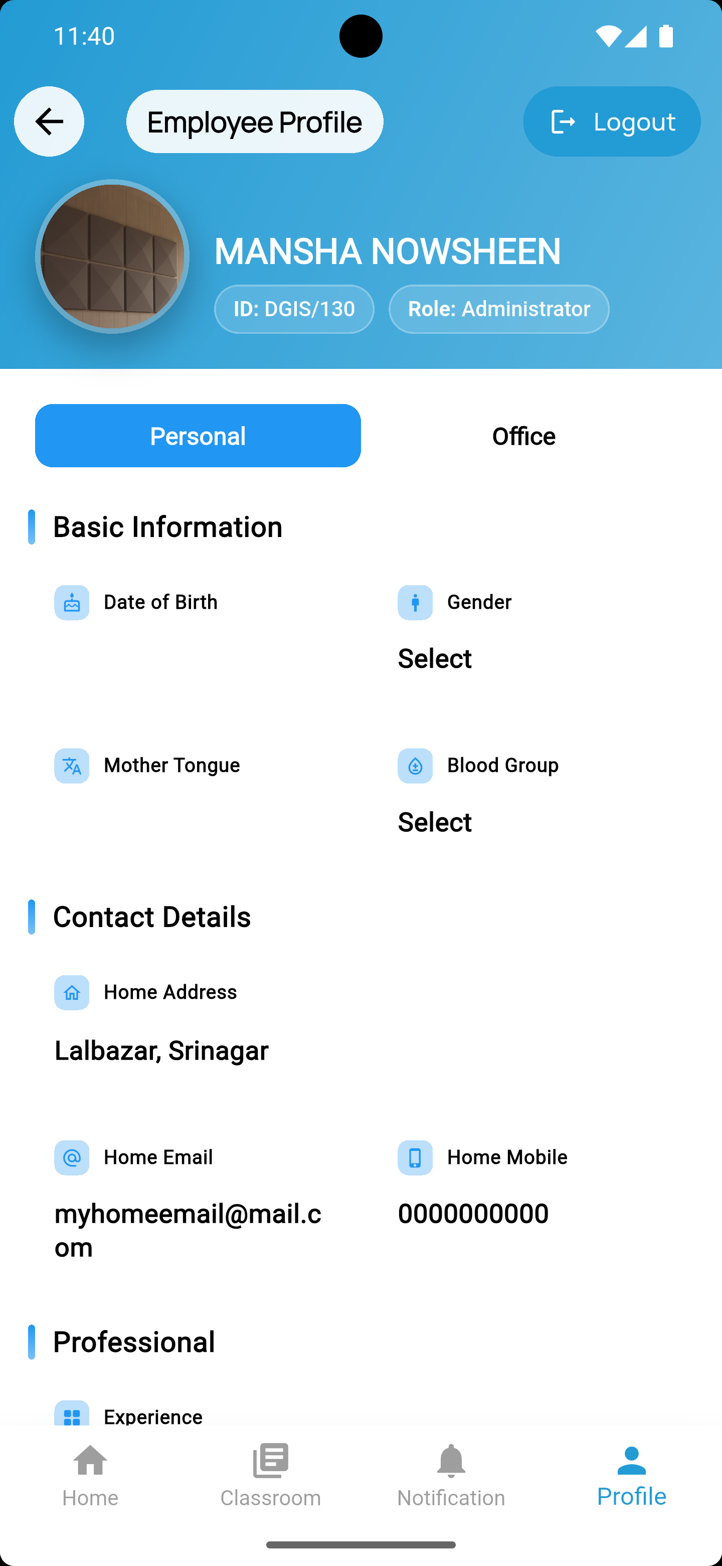 Zeymal Employee App | Indus Appstore | Screenshot