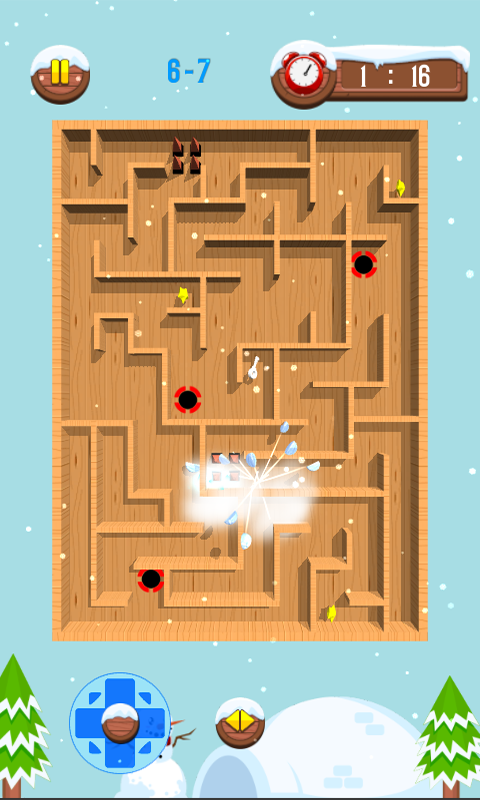 Maze and Snow Ball | Indus Appstore | Screenshot