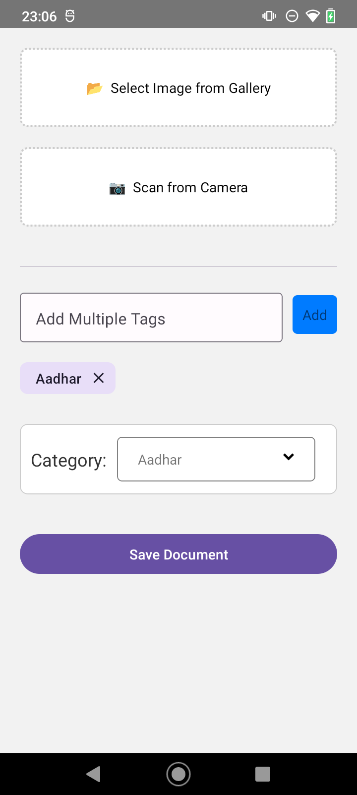 Identity -  Document Organiser at one place | Indus Appstore | Screenshot