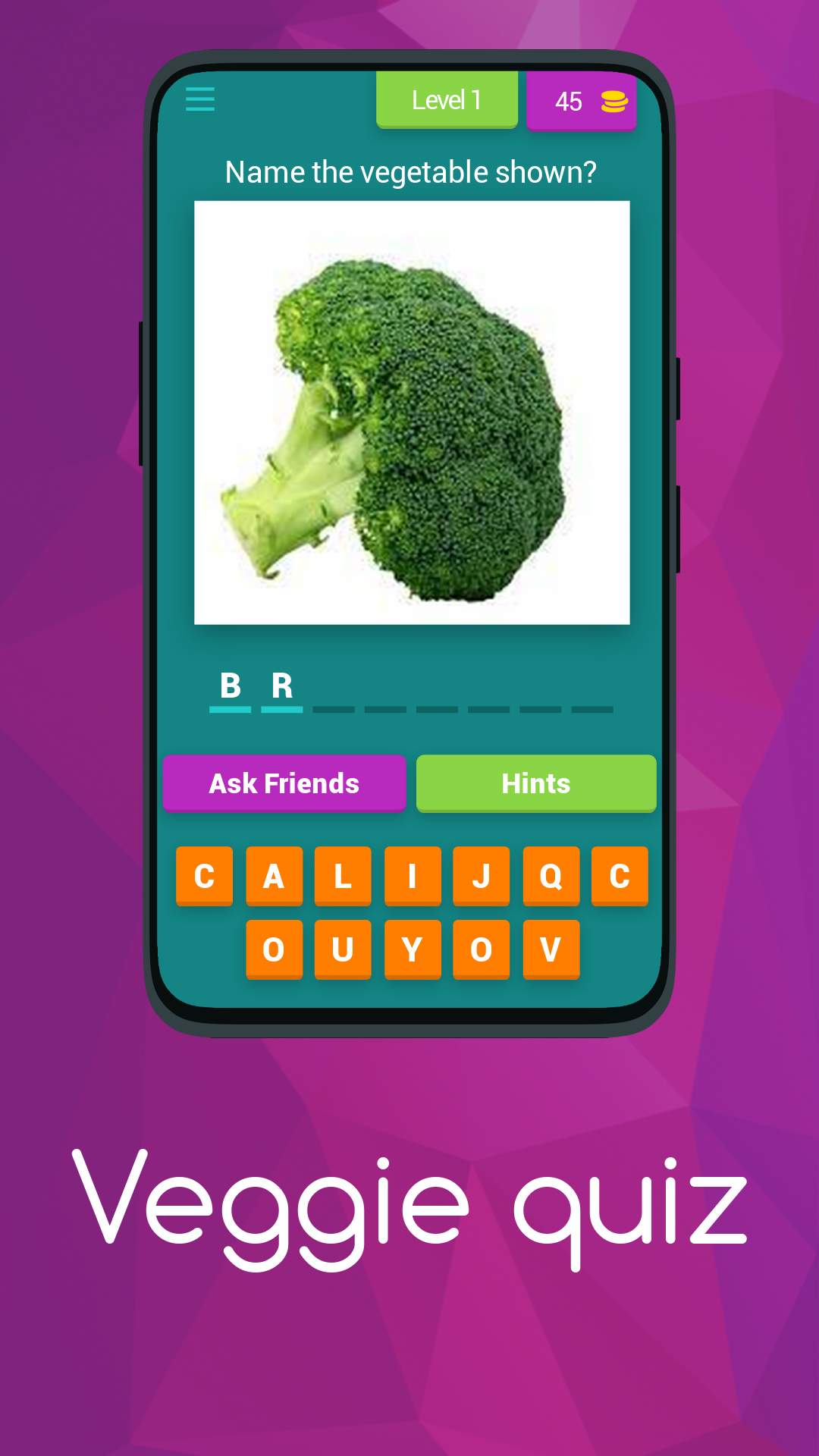 Veggie quiz | Indus Appstore | Screenshot