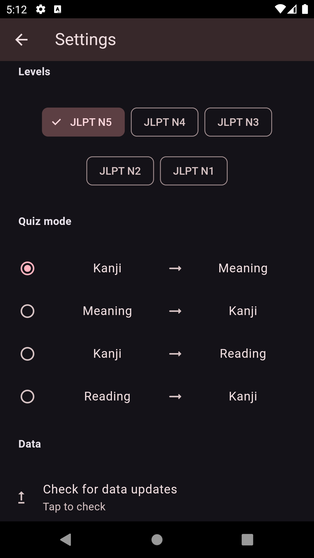 Kanji Pathshala - Quiz | Indus Appstore | Screenshot