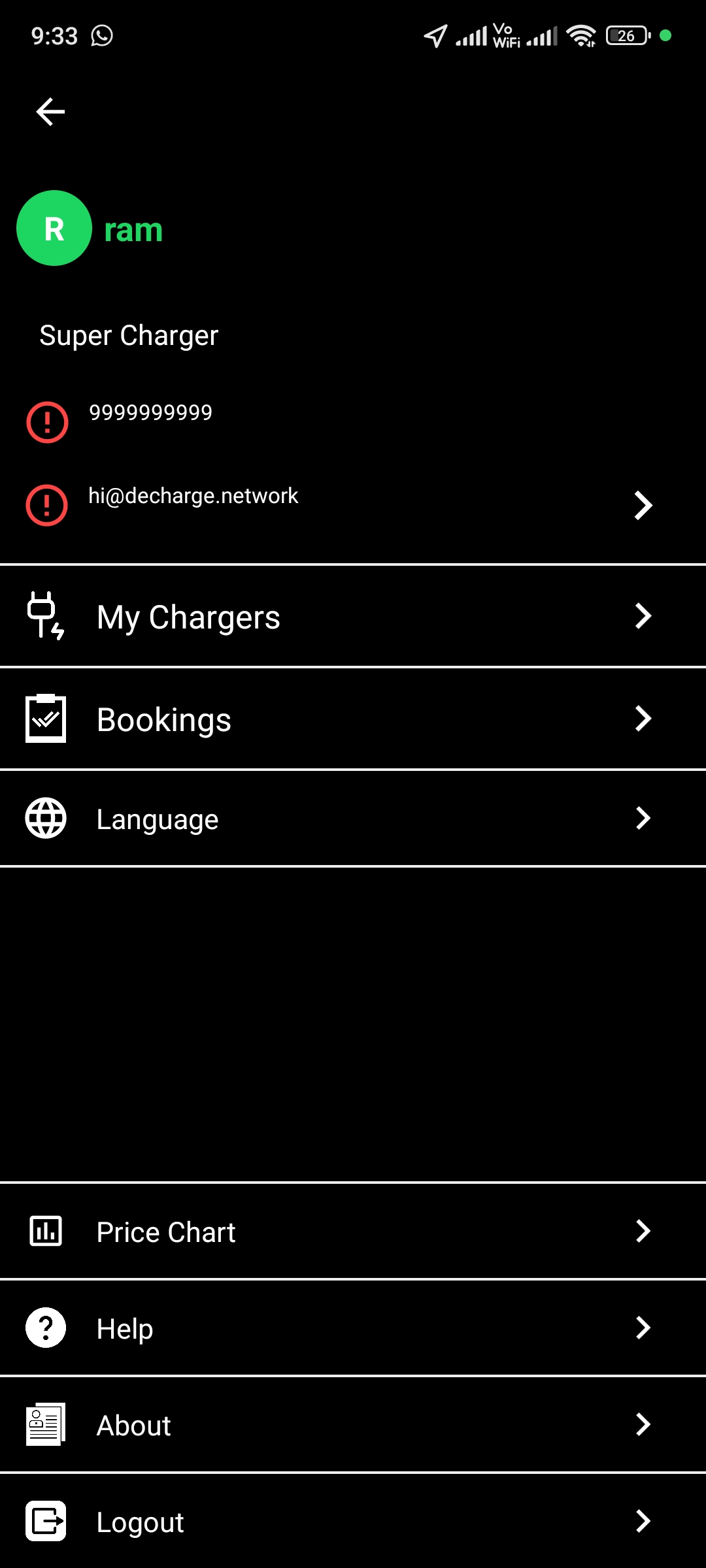 DeCharge | Indus Appstore | Screenshot