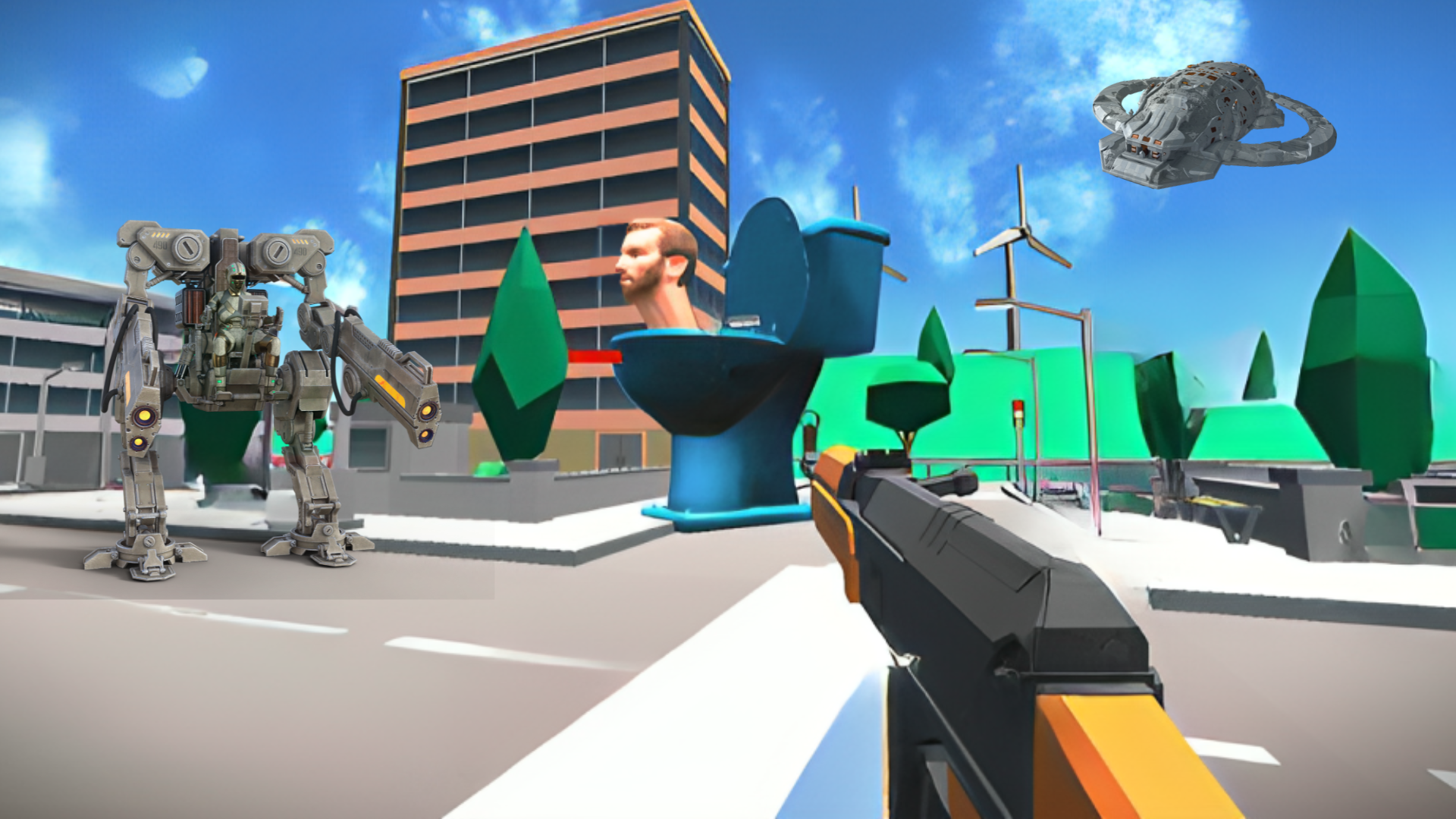 Toilet Monster Sk bidi FPS War | Indus Appstore | Screenshot