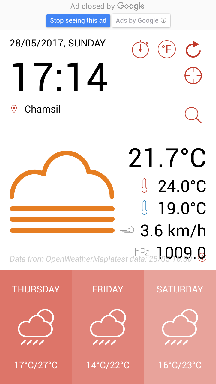 Live Weather Report | Indus Appstore | Screenshot