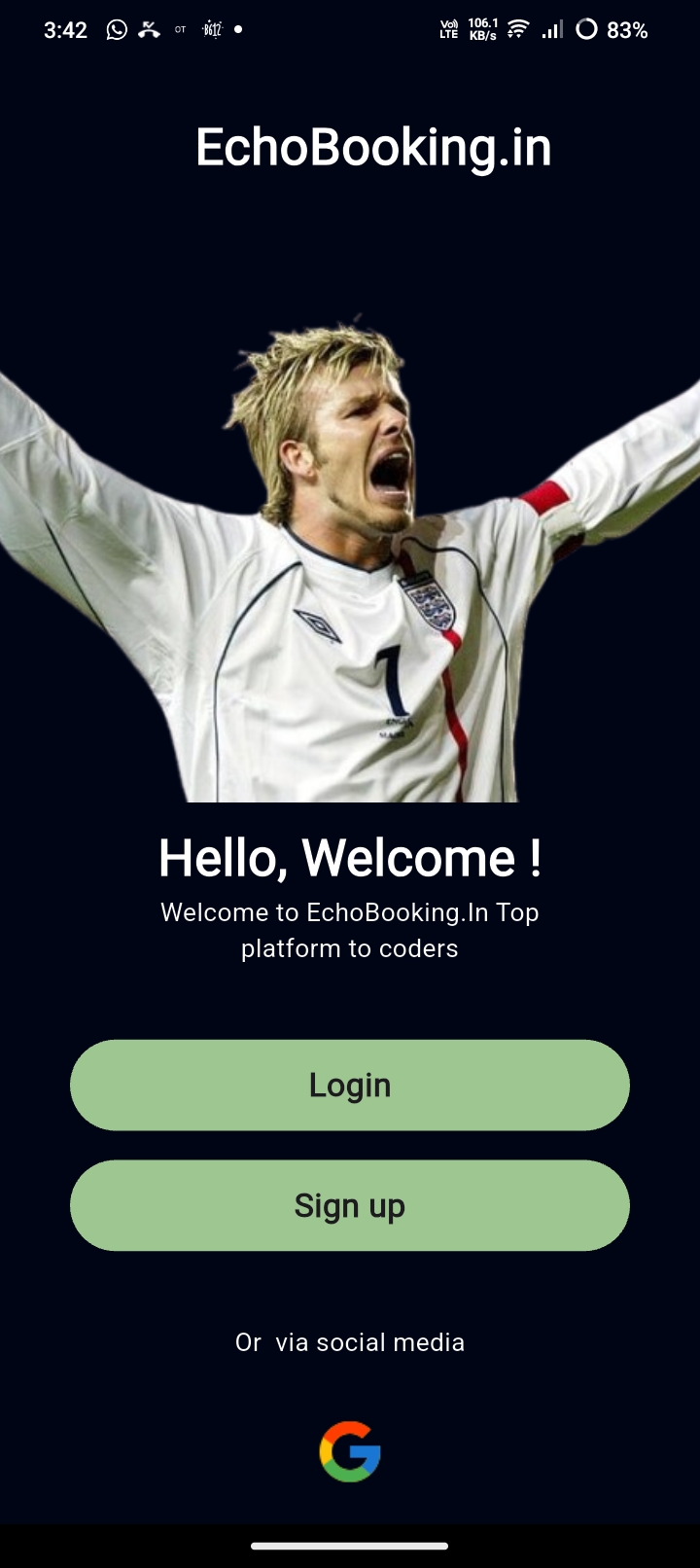 Echo Turf Booking | Indus Appstore | Screenshot