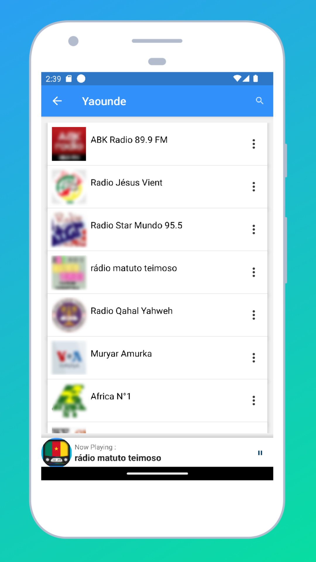 Radio Cameroon + Radio Online | Indus Appstore | Screenshot