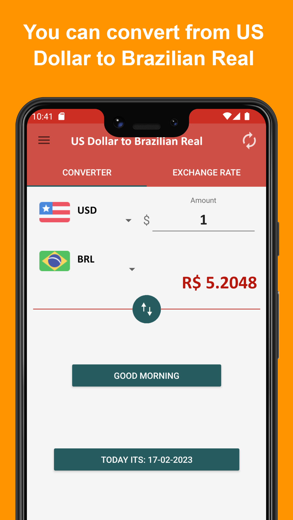 US dollar to Brazilian real | Indus Appstore | Screenshot