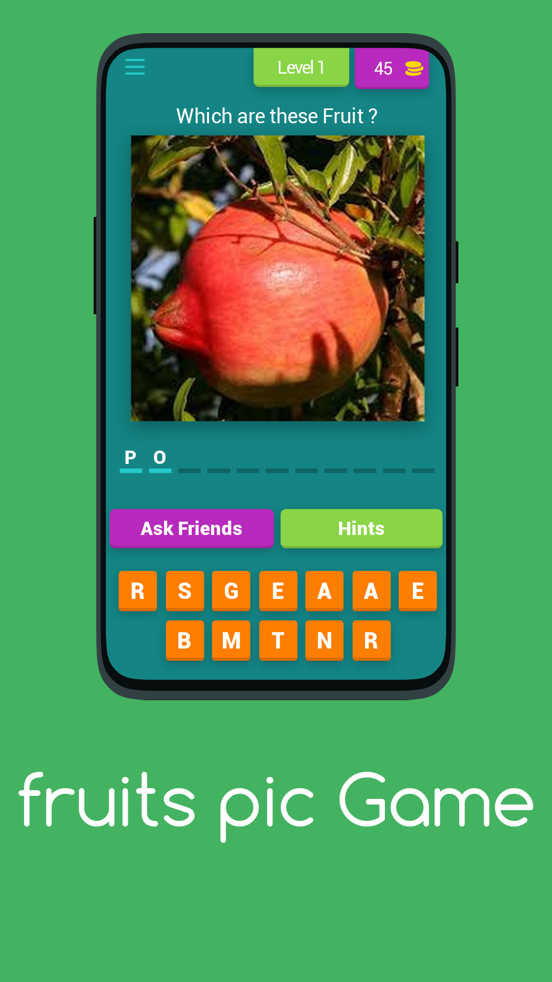 FRUITS PIC GAME QUIZ | Indus Appstore | Screenshot