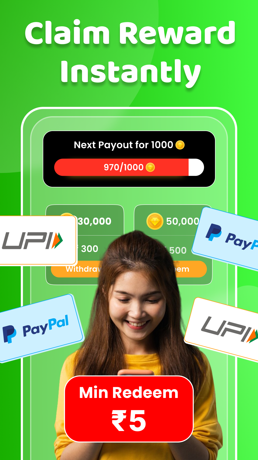 Earning Buddy : UPI & Instant Money | Indus Appstore | Screenshot