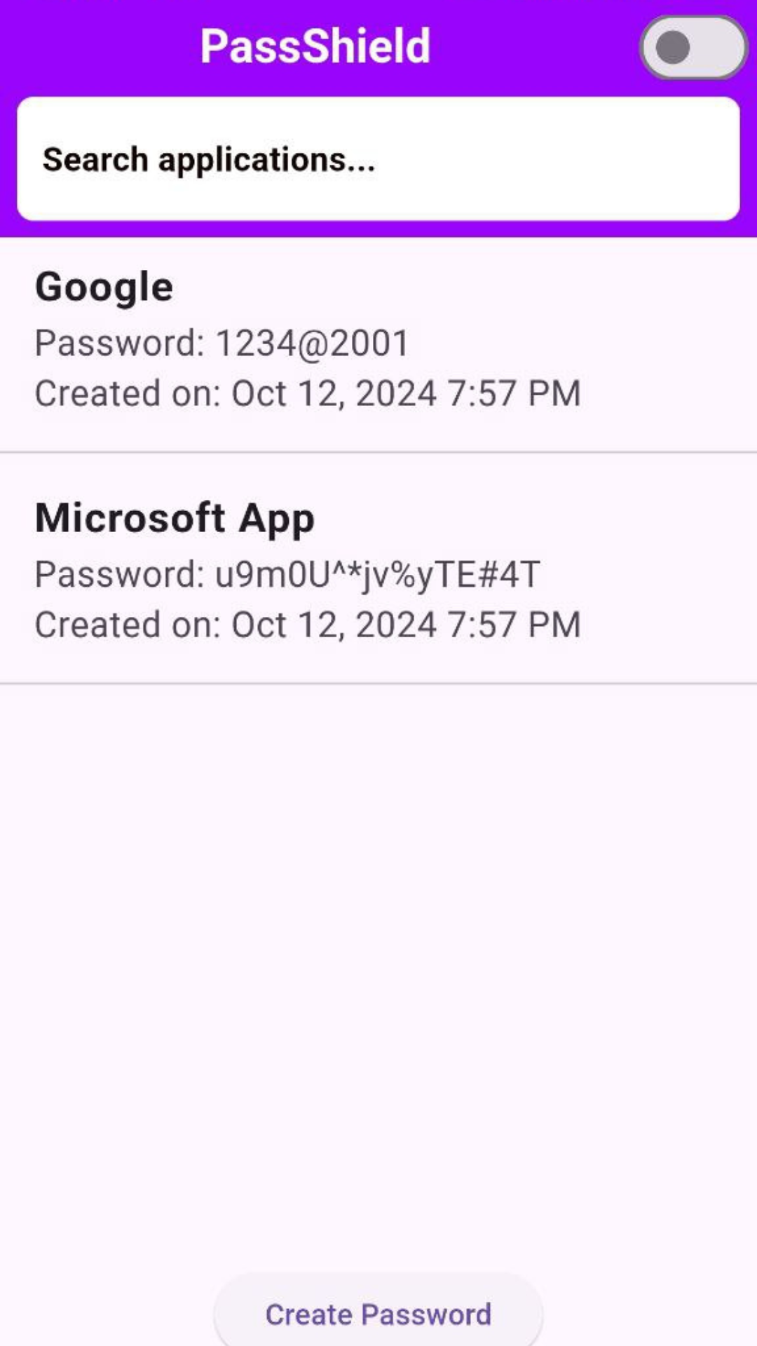 PassShield : Password Manager | Indus Appstore | Screenshot