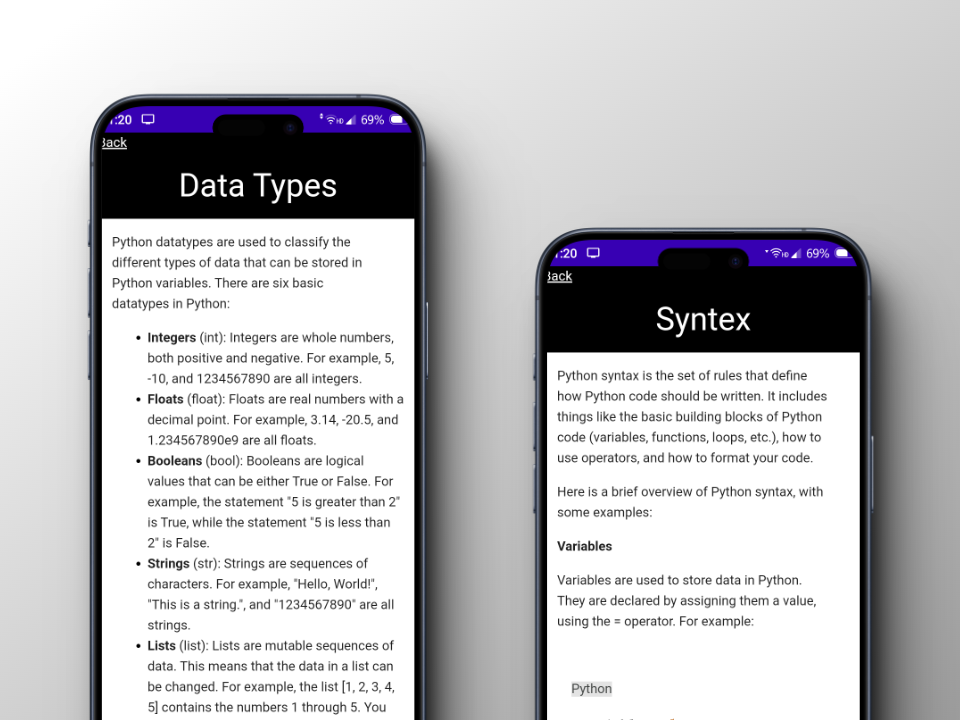 CodeSnack: Learn Python | Indus Appstore | Screenshot