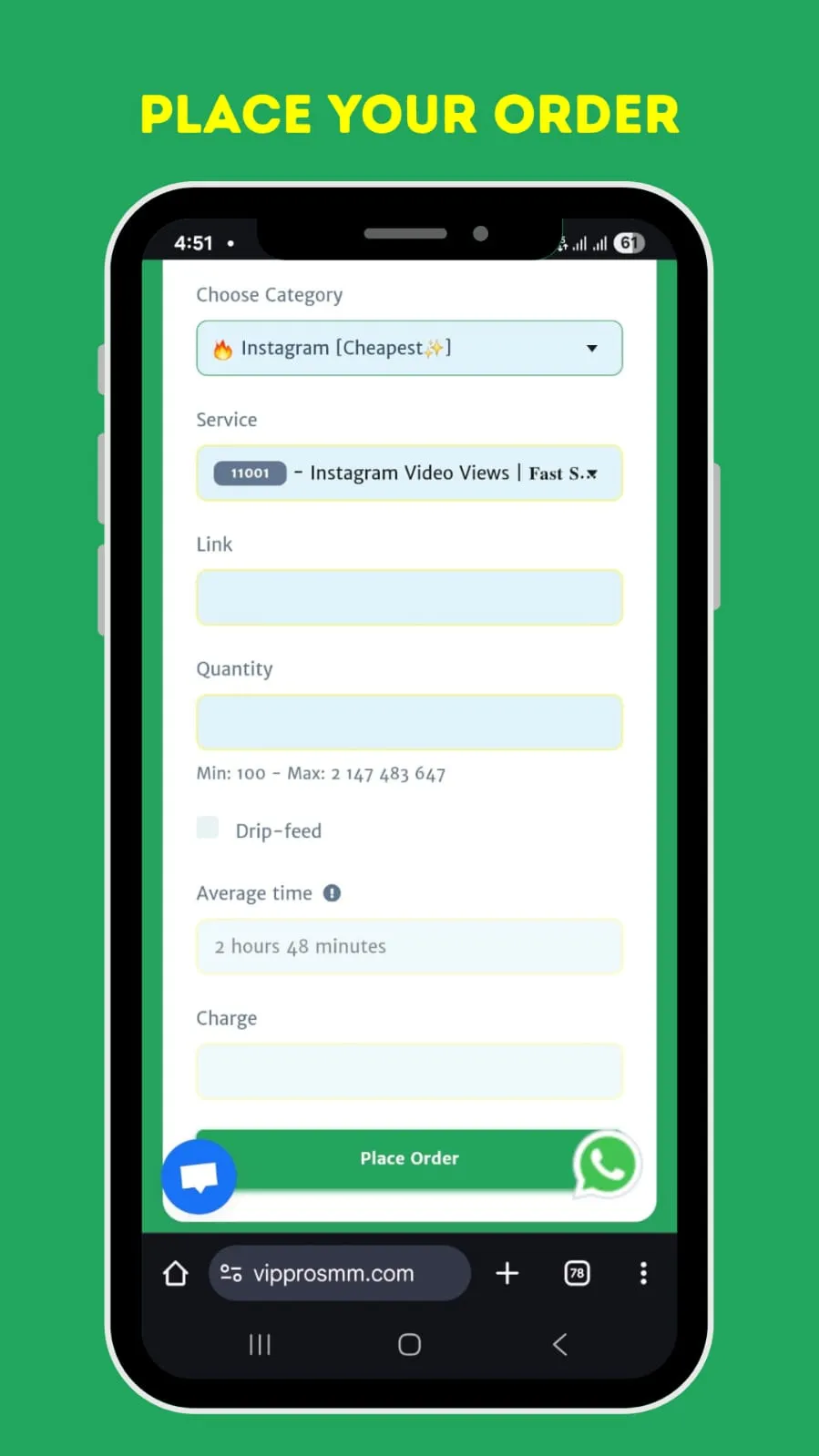 VIPPROSMM - Cheapest SMM Panel | Indus Appstore | Screenshot