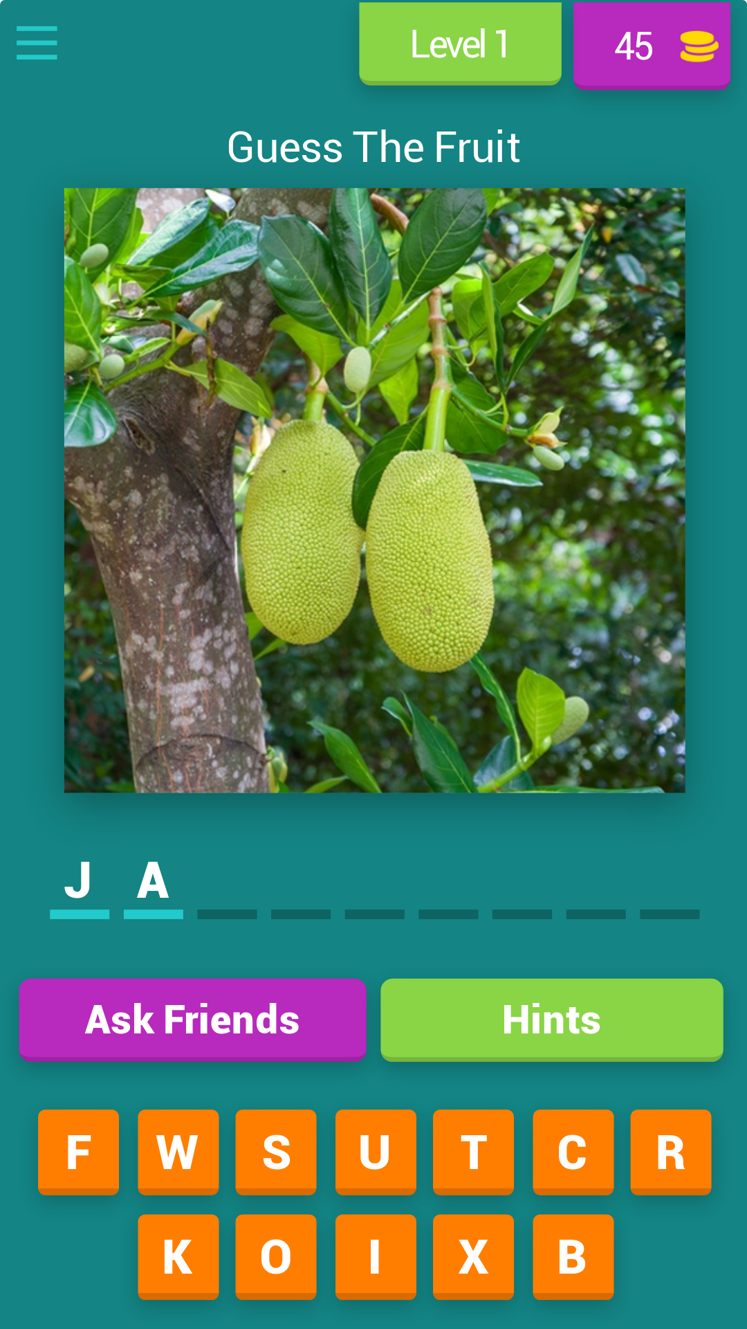 Guess The Fruits | Indus Appstore | Screenshot