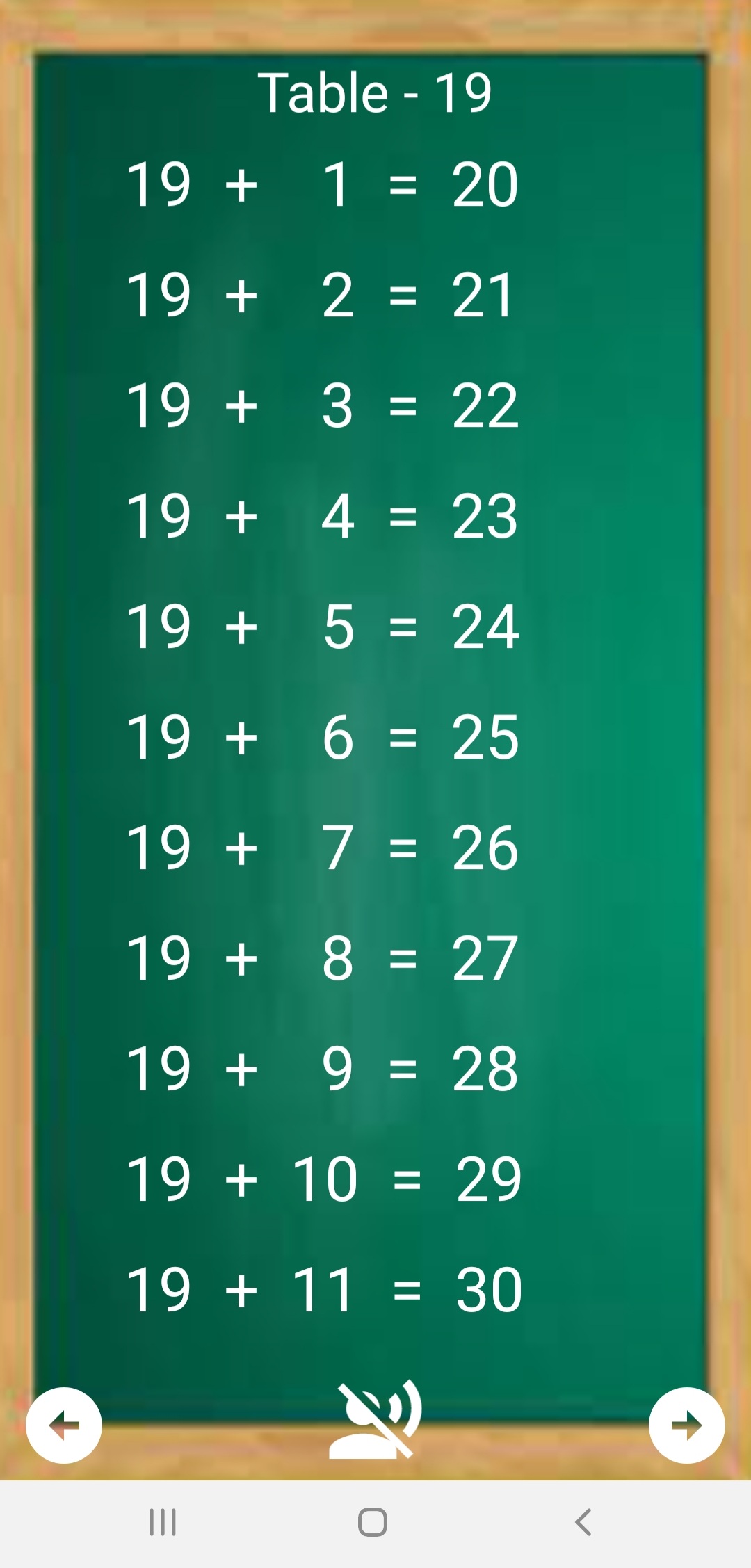 Maths Tables | Indus Appstore | Screenshot