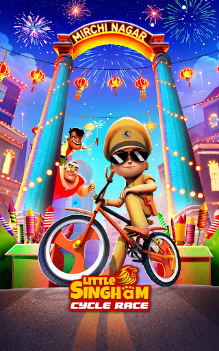 Little Singham Cycle Race | Indus Appstore | Screenshot