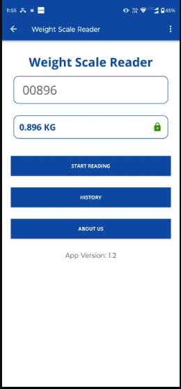 Weight Scale Reader | Indus Appstore | Screenshot