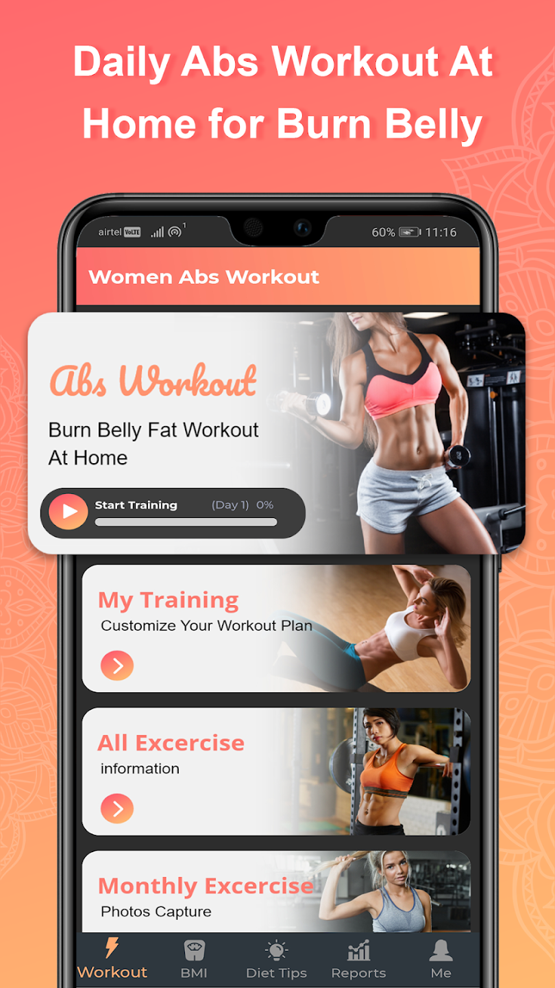 Lose Weight App for Women - Women Abs Workout | Indus Appstore | Screenshot