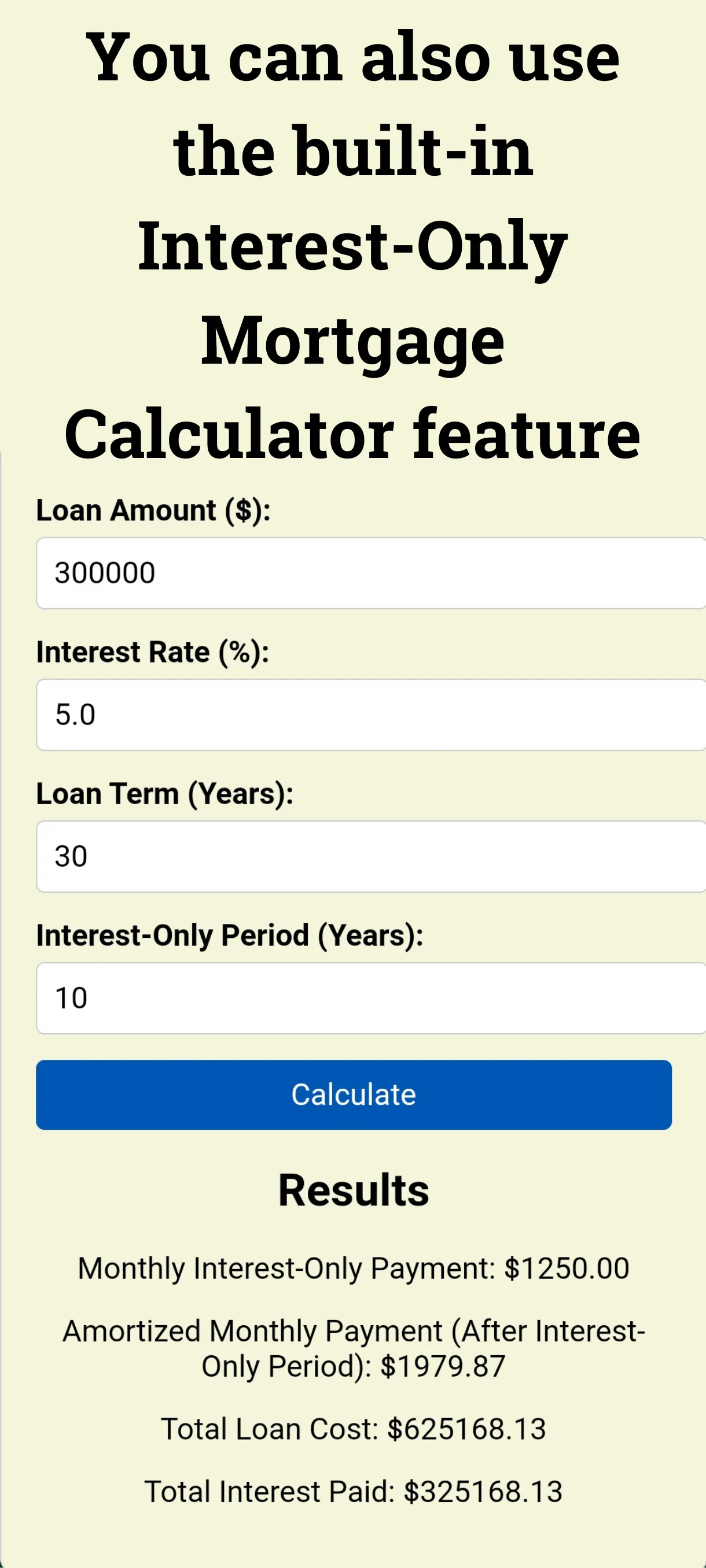 Mortgage Calculator - Payment, Loan and interest Calculator | Indus Appstore | Screenshot