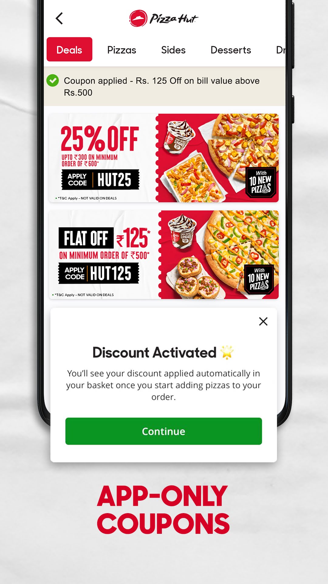 Pizza Hut Delivery & Takeaway | Indus Appstore | Screenshot