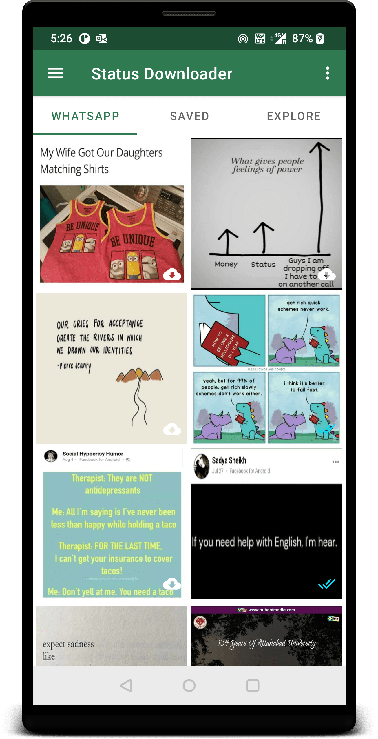 Whatsapp Status Downloader - Save status | Indus Appstore | Screenshot