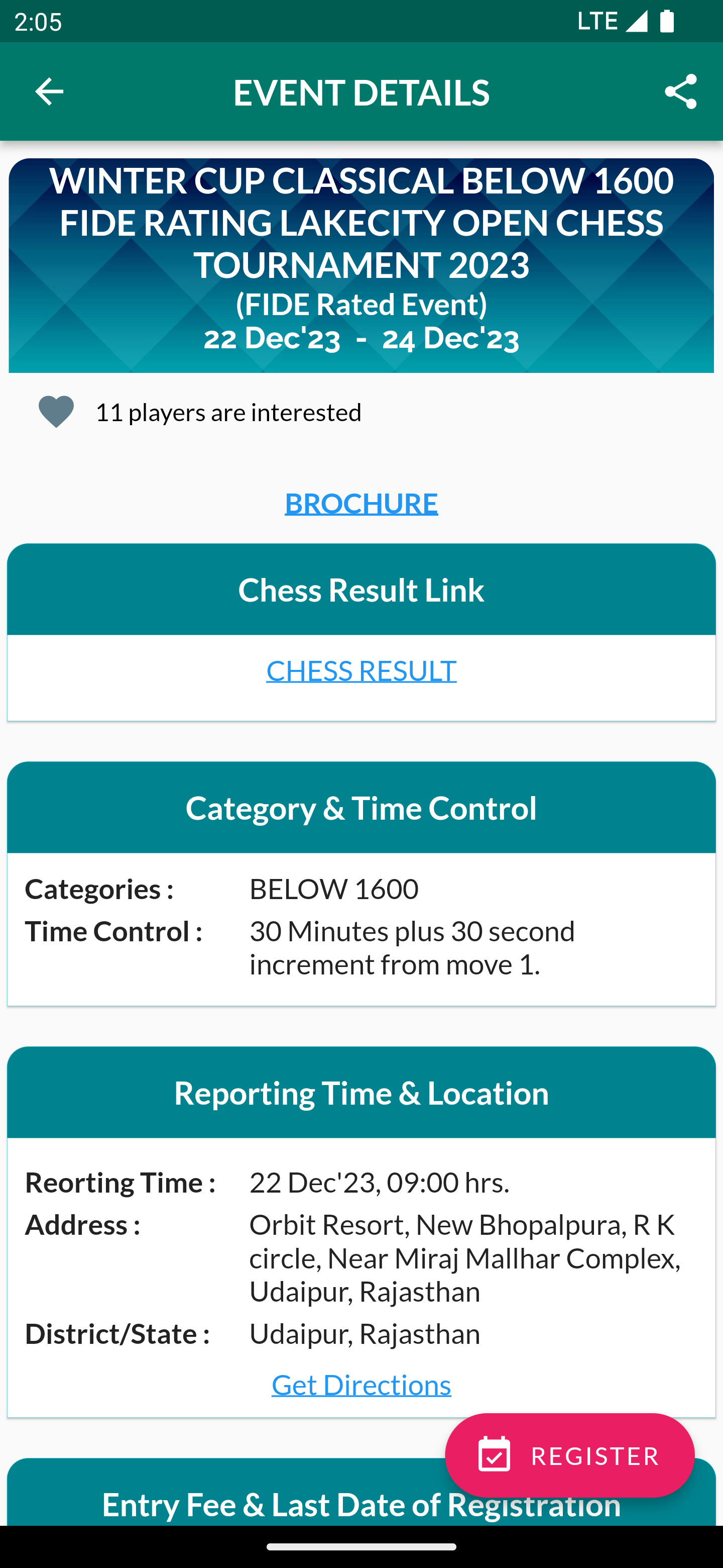 ChessEvents India | Indus Appstore | Screenshot