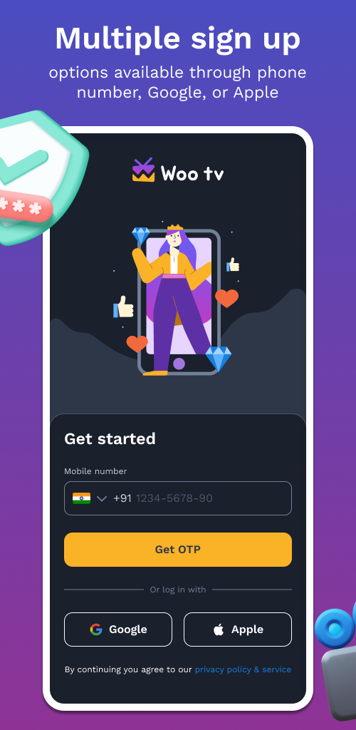 WOO TV - Create Content, Make Friends & Earn Money | Indus Appstore | Screenshot