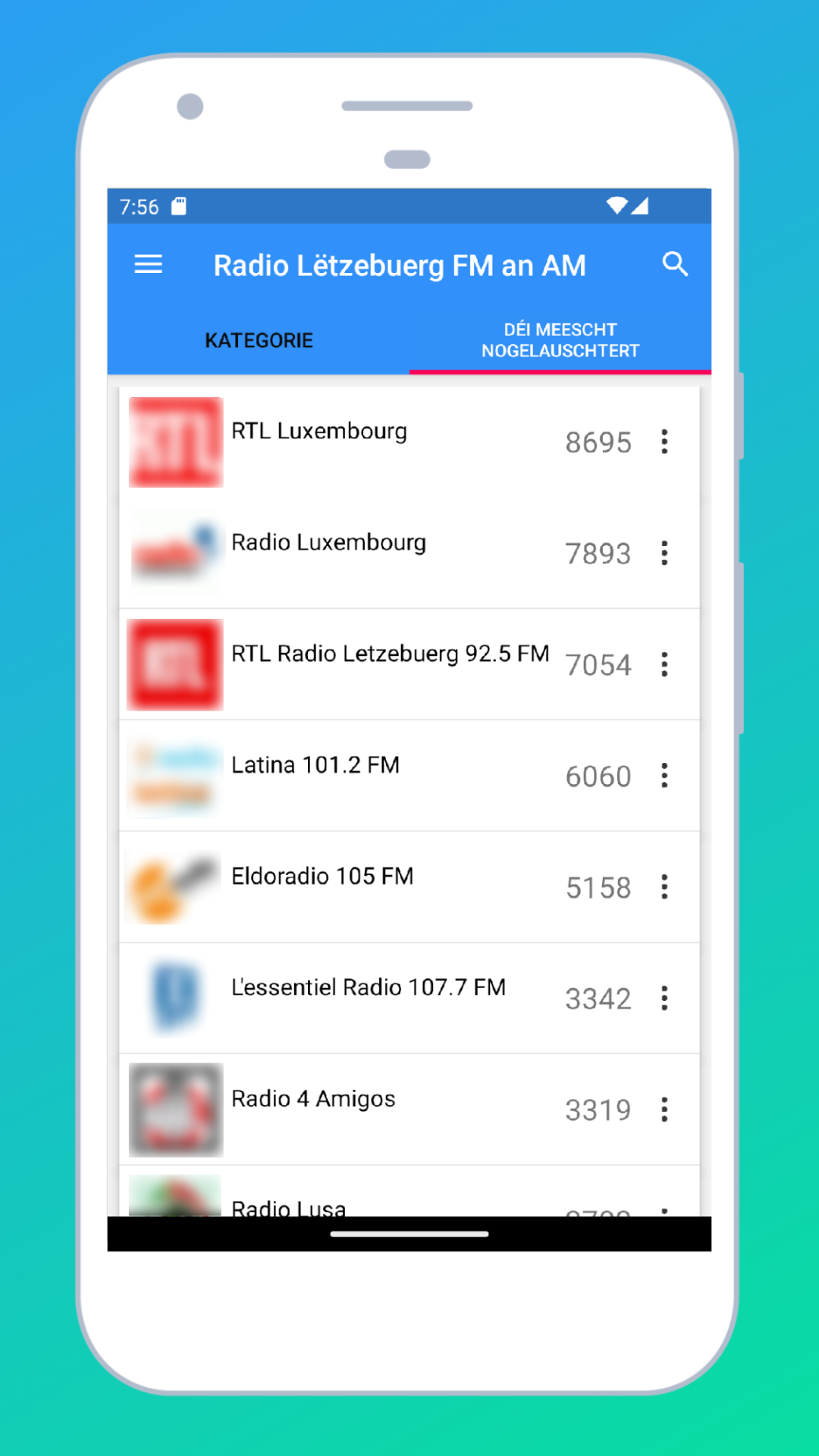 Radio Luxembourg: Radio Online | Indus Appstore | Screenshot