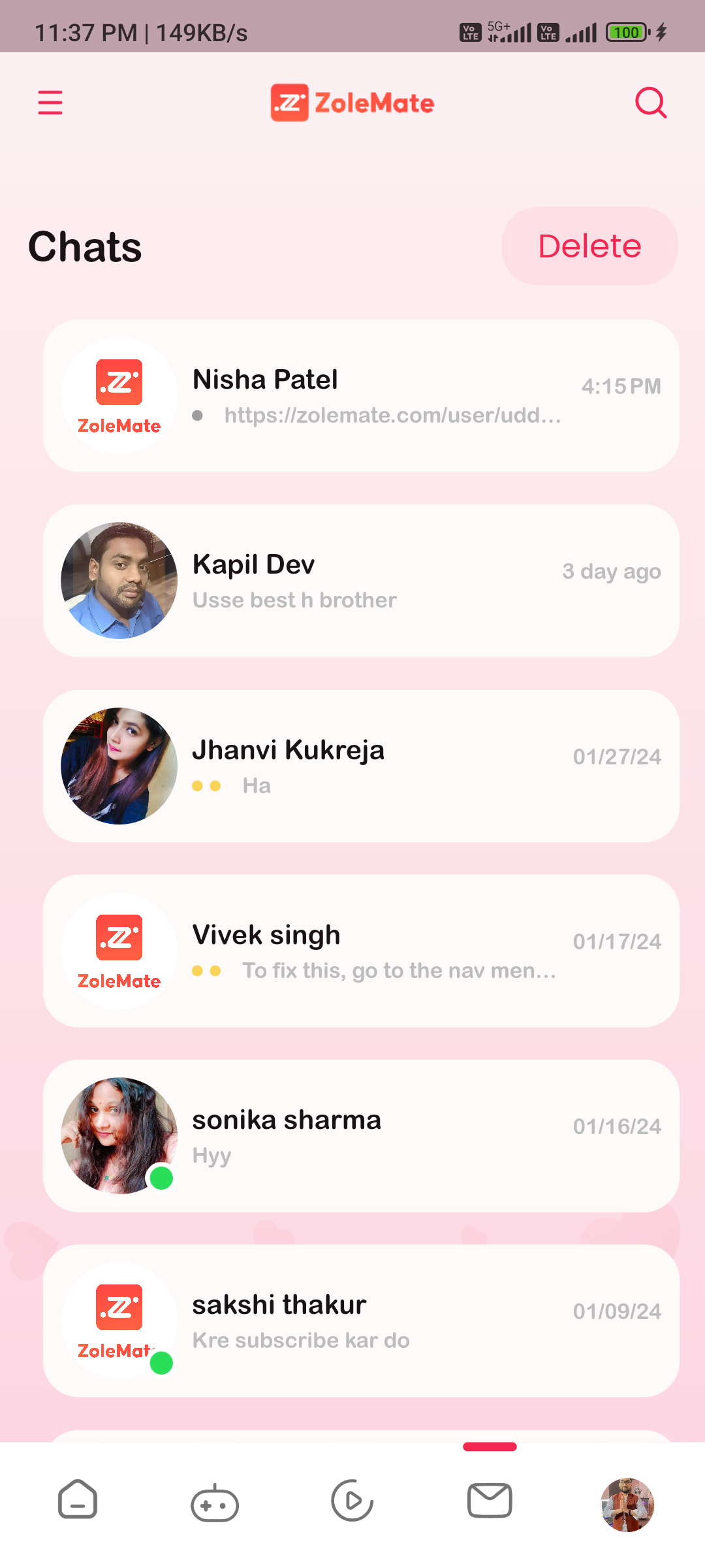 ZoleMate - Indian Social App | Indus Appstore | Screenshot