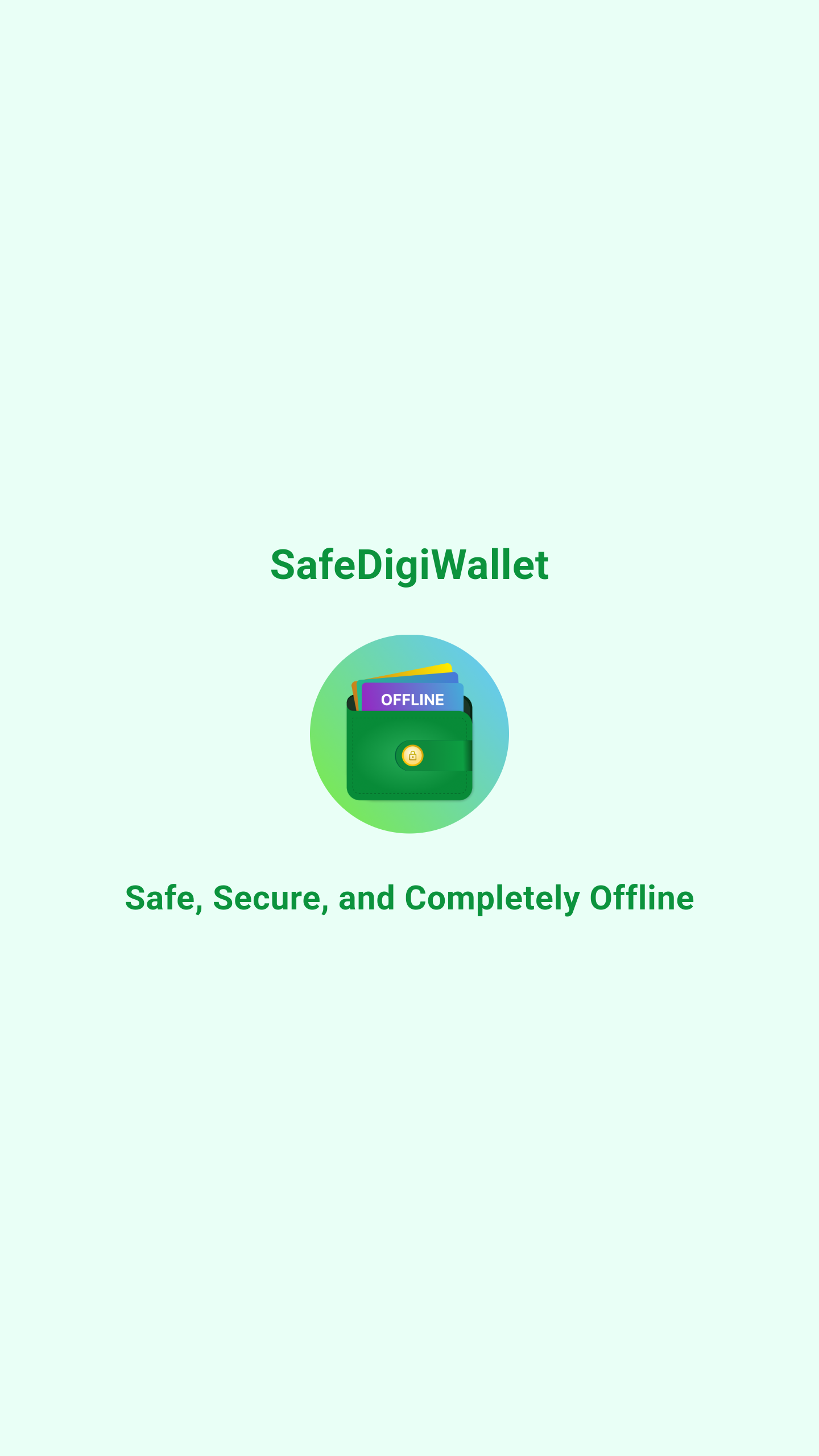 SafeDigiWallet-offline | Indus Appstore | Screenshot