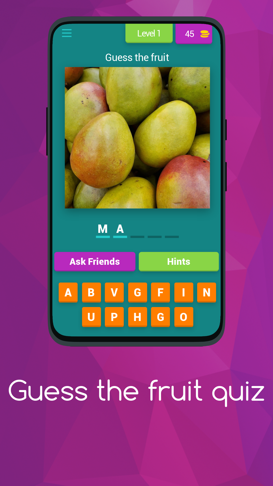 Guess the fruit Quiz | Indus Appstore | Screenshot