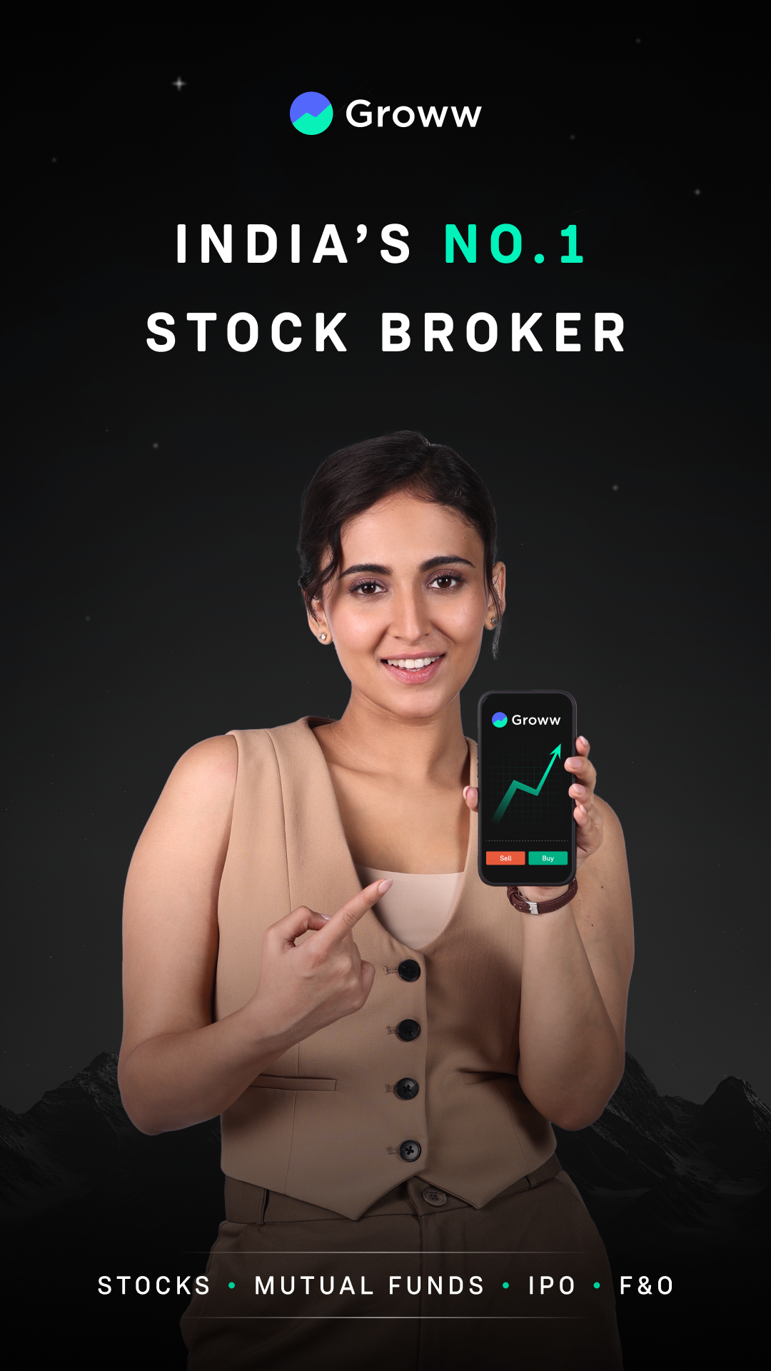 Groww Stocks, Mutual Fund, IPO | Indus Appstore | Screenshot