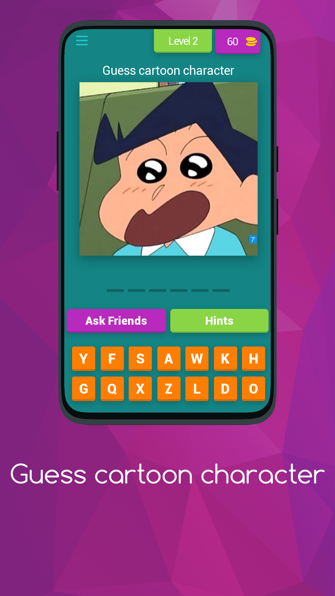 Guess cartoon character quize | Indus Appstore | Screenshot