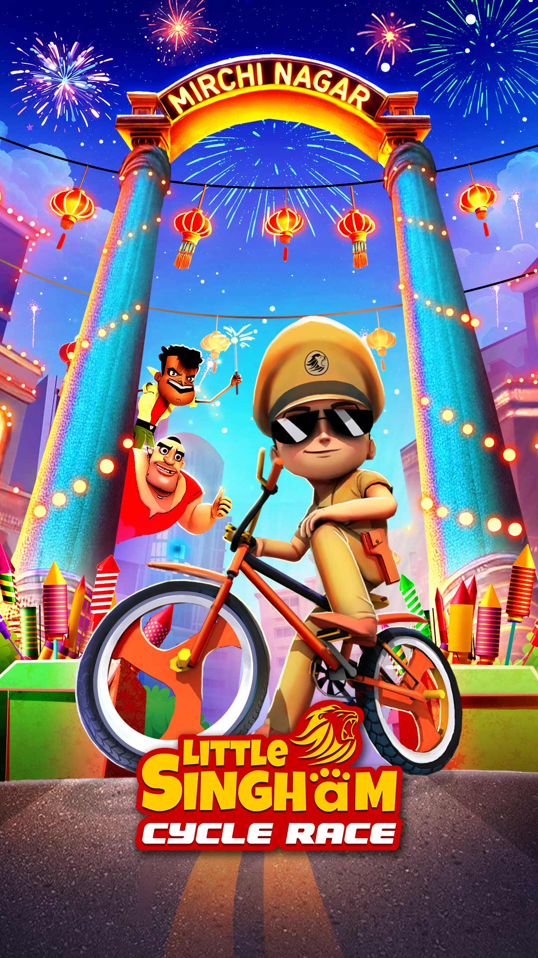 Little Singham Cycle Race | Indus Appstore | Screenshot