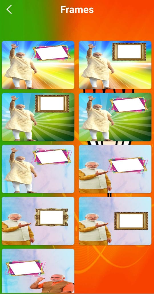 Modi Photo Frame Editor - Modi Selfie | Indus Appstore | Screenshot